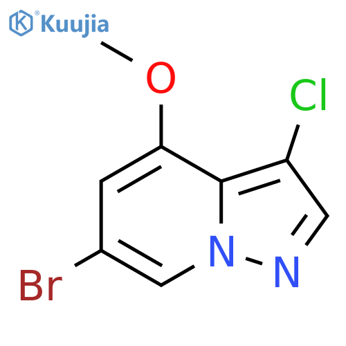 6-Bromo-3-chloro-4-methoxypyrazolo[1,5-a]pyridine structure