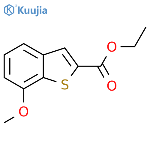 Ethyl 7-methoxybenzo[b]thiophene-2-carboxylate structure