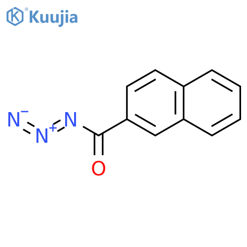 naphthalene-2-carbonyl azide structure