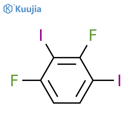 1,3-Difluoro-2,4-diiodo-benzene structure