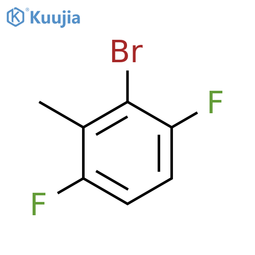 2-Bromo-3,6-difluorotoluene structure