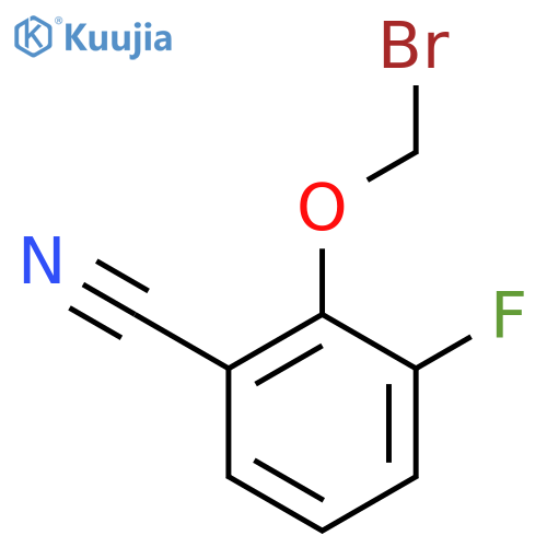 2-Bromomethoxy-3-fluorobenzonitrile structure