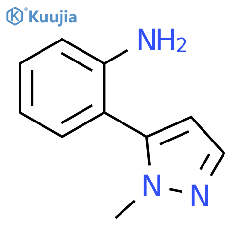 2-(2-Methyl-2H-pyrazol-3-yl)aniline structure