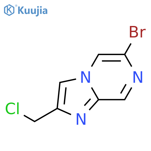 6-Bromo-2-(chloromethyl)imidazo[1,2-a]pyrazine structure