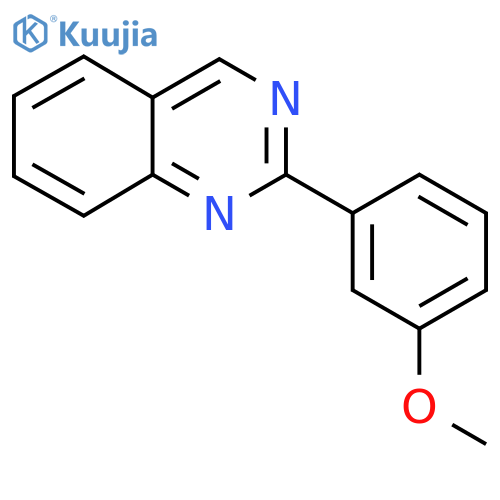 2-(3-Methoxyphenyl)quinazoline structure