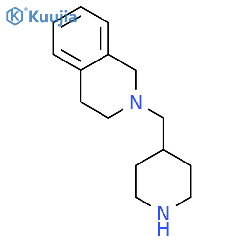 2-(4-Piperidylmethyl)-3,4-dihydro-1H-isoquinoline structure