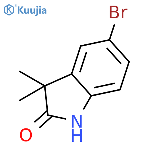 5-bromo-3,3-dimethyl-indolin-2-one structure