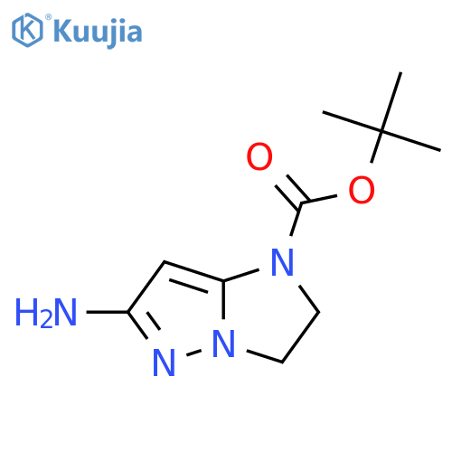 tert-Butyl 6-Amino-2,3-dihydro-1H-imidazo1,2-bpyrazole-1-carboxylate structure