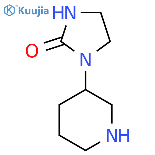 1-(Piperidin-3-yl)imidazolidin-2-one structure