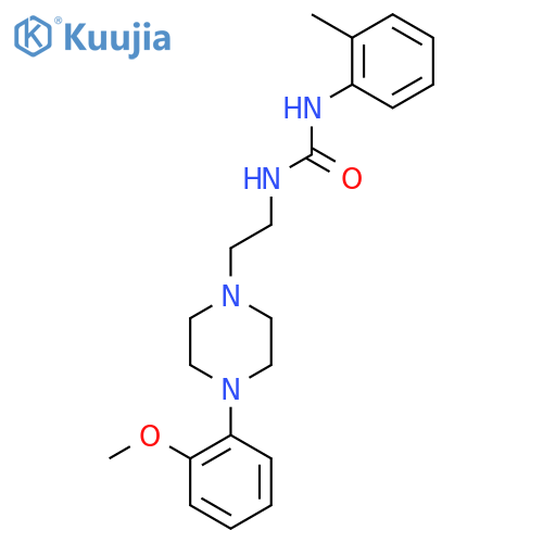 3-{2-4-(2-methoxyphenyl)piperazin-1-ylethyl}-1-(2-methylphenyl)urea structure
