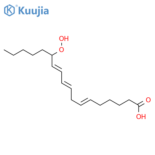 6,9,11-Octadecatrienoicacid, 13-hydroperoxy-, (6Z,9Z,11E,13S)- structure