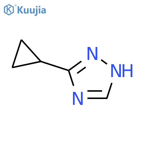 3-Cyclopropyl-1H-1,2,4-triazole structure