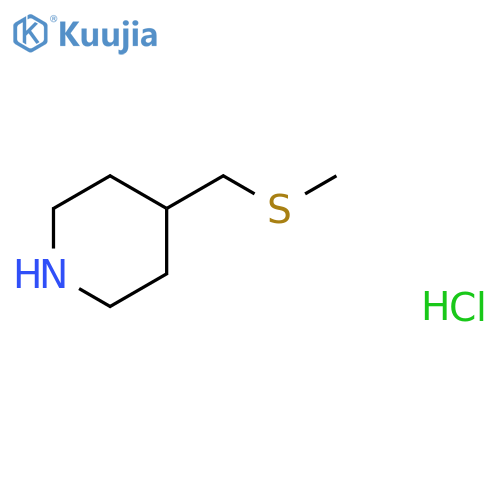 4-(Methylthio)methylpiperidine Hydrochloride structure