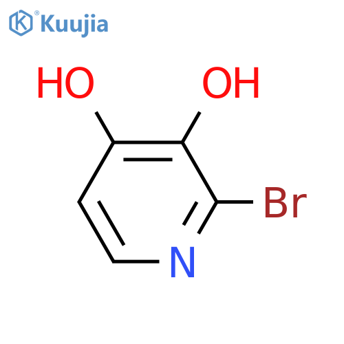 3,4-Pyridinediol, 2-bromo- structure