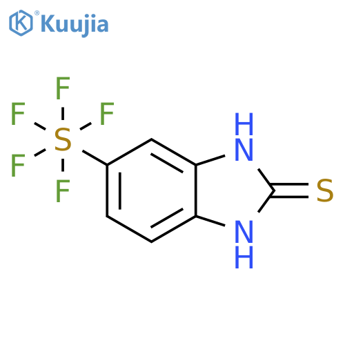 5-Pentafluorosulfanyl-1H-benzo[D]imidazole-2(3H)-thione structure