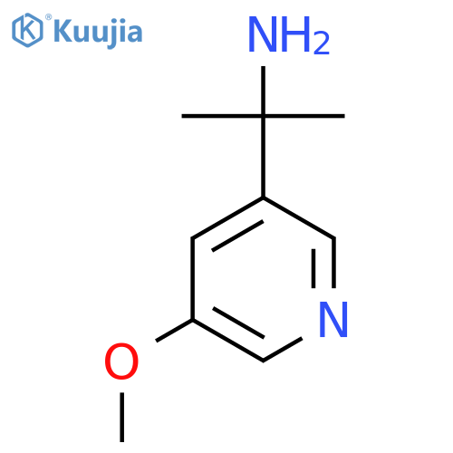 2-(5-Methoxypyridin-3-yl)propan-2-amine structure