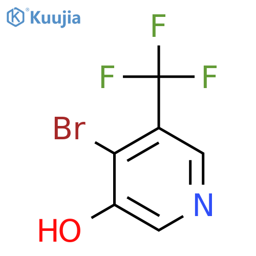 4-Bromo-3-hydroxy-5-(trifluoromethyl)pyridine structure