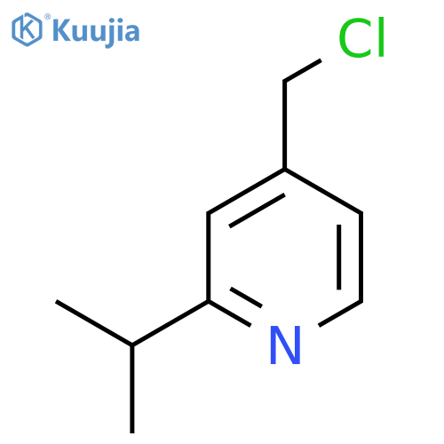 4-(Chloromethyl)-2-isopropylpyridine structure