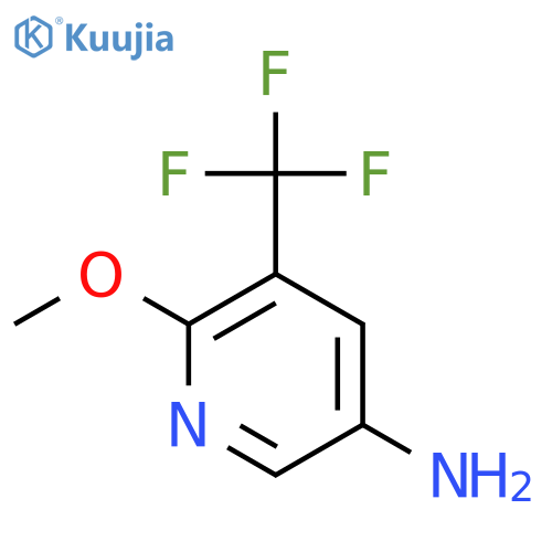 5-Amino-2-methoxy-3-(trifluoromethyl)pyridine structure