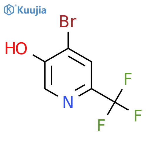 4-Bromo-6-(trifluoromethyl)pyridin-3-ol structure