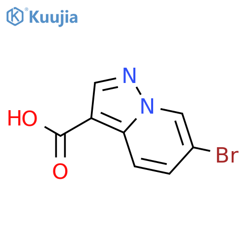 6-Bromopyrazolo[1,5-a]pyridine-3-carboxylic acid structure