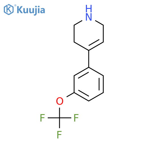 4-3-(trifluoromethoxy)phenyl-1,2,3,6-tetrahydropyridine structure