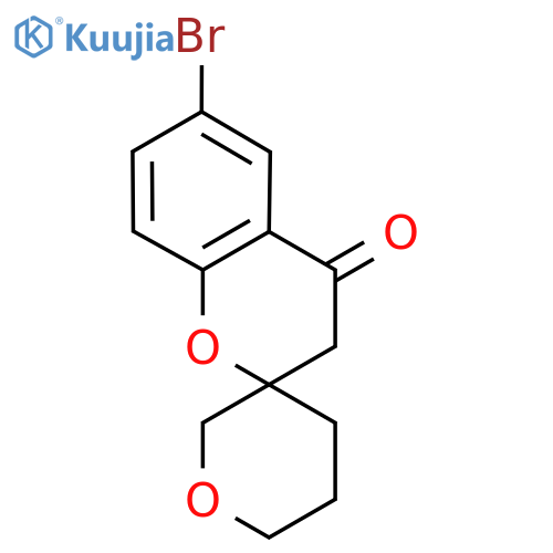 6-Bromo-2',4',5',6'-tetrahydrospiro[chroman-2,3'-pyran]-4-one structure