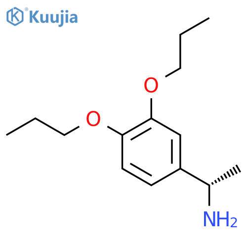 (1S)-1-(3,4-Dipropoxyphenyl)ethan-1-amine structure