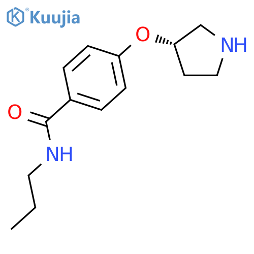 N-Propyl-4-(Pyrrolidin-3-Yloxy)-Benzamide structure