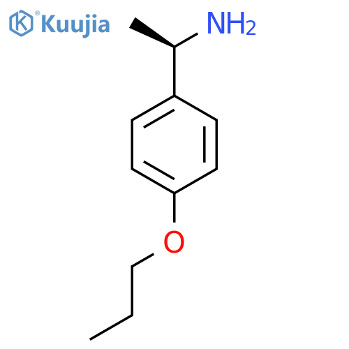 (1R)-1-(4-Propoxyphenyl)ethan-1-amine structure