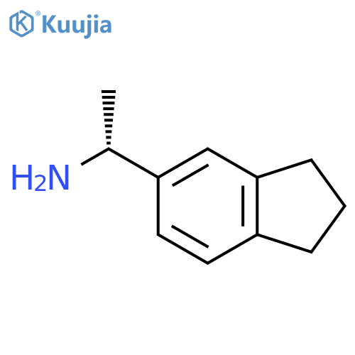 (1R)-1-(2,3-dihydro-1H-inden-5-yl)ethan-1-amine structure