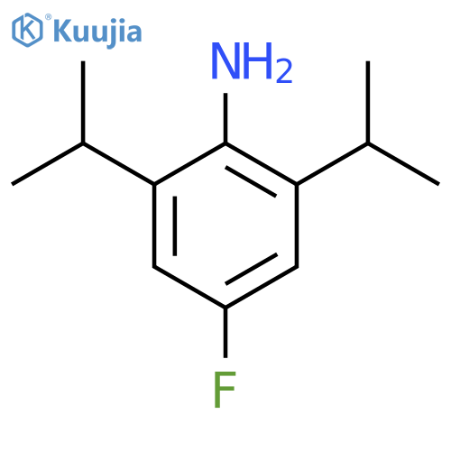 4-Fluoro-2,6-diisopropylaniline structure