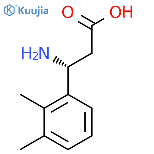 (3R)-3-amino-3-(2,3-dimethylphenyl)propanoic acid structure