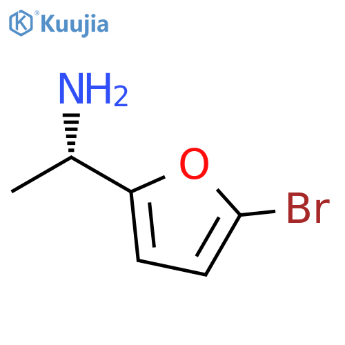 (1S)-1-(5-bromofuran-2-yl)ethan-1-amine structure
