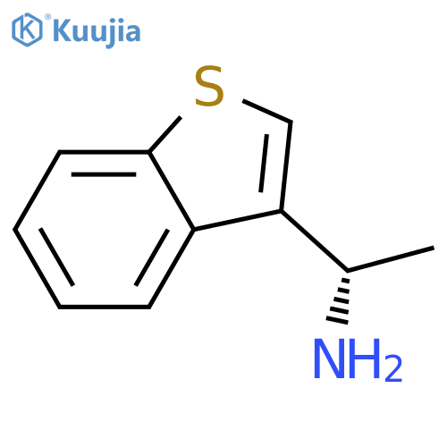 (1S)-1-(1-benzothiophen-3-yl)ethan-1-amine structure