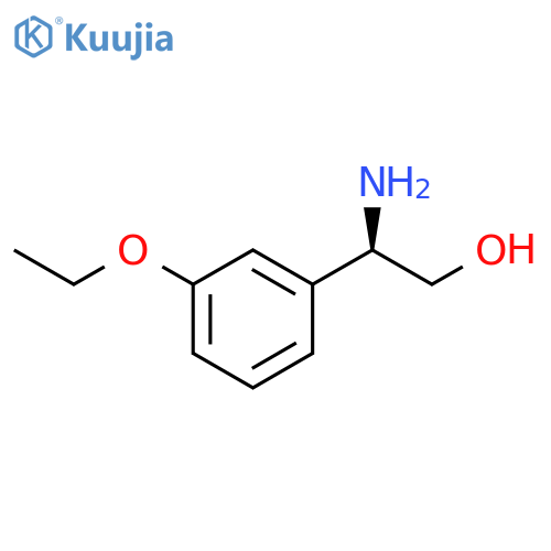 (2R)-2-amino-2-(3-ethoxyphenyl)ethan-1-ol structure