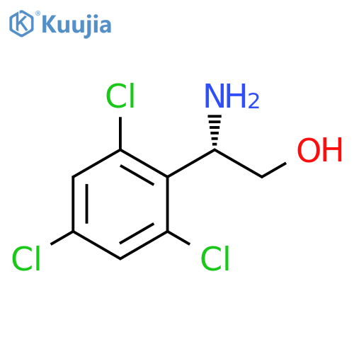 (2S)-2-amino-2-(2,4,6-trichlorophenyl)ethan-1-ol structure
