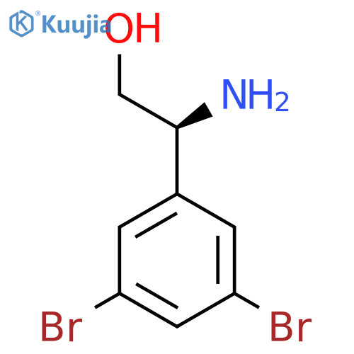 (S)-2-Amino-2-(3,5-dibromophenyl)ethan-1-ol structure