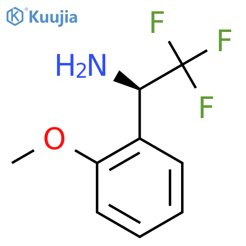(1R)-2,2,2-trifluoro-1-(2-methoxyphenyl)ethylamine structure