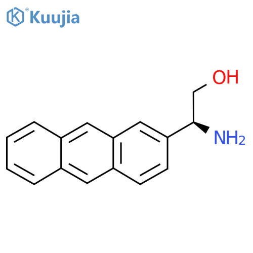 (2S)-2-Amino-2-(2-anthryl)ethan-1-OL structure