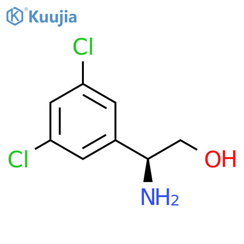 (2S)-2-amino-2-(3,5-dichlorophenyl)ethan-1-ol structure
