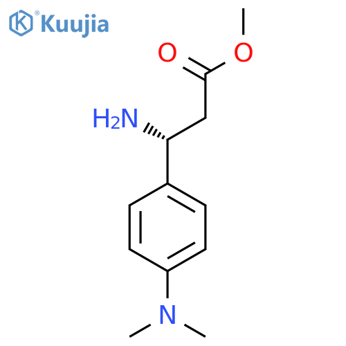 METHYL (R)-3-AMINO-3-(4-(DIMETHYLAMINO)PHENYL)PROPANOATE 2HCL structure
