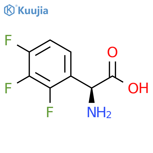 (2S)-2-AMINO-2-(2,3,4-TRIFLUOROPHENYL)ACETIC ACID structure
