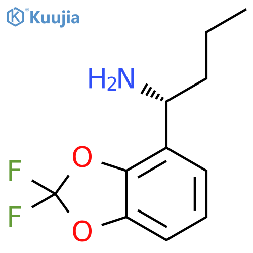 (1R)-1-(2,2-DIFLUOROBENZO[D]1,3-DIOXOLEN-4-YL)BUTYLAMINE structure