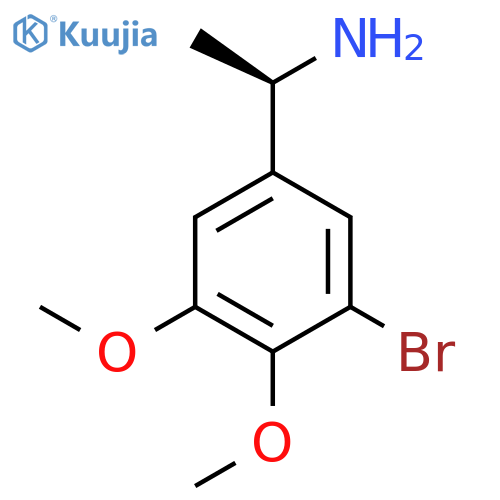 (1R)-1-(3-bromo-4,5-dimethoxyphenyl)ethan-1-amine structure
