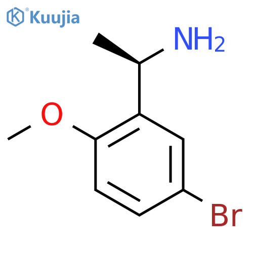 (1R)-1-(5-bromo-2-methoxyphenyl)ethan-1-amine structure