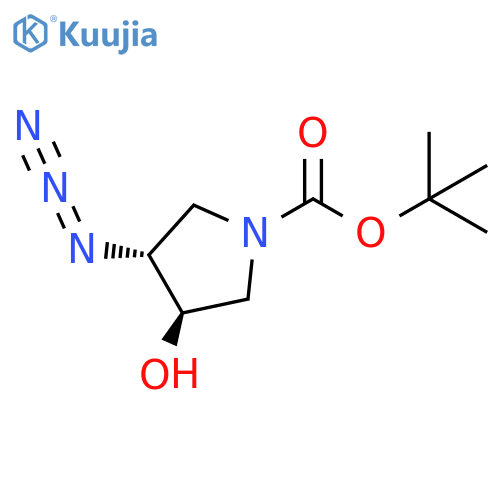 tert-butyl (3R,4R)-3-azido-4-hydroxy-pyrrolidine-1-carboxylate structure
