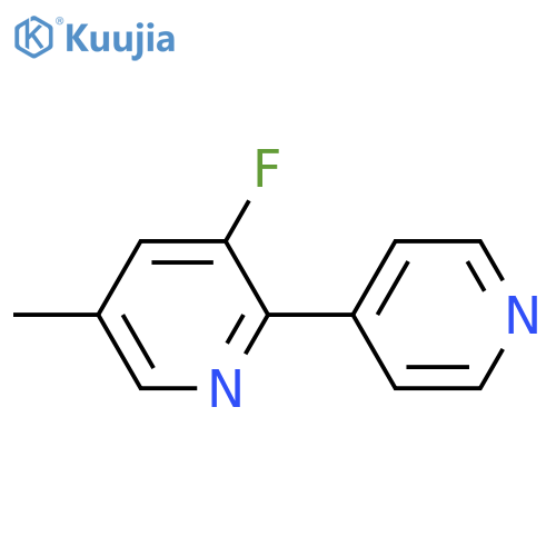3-Fluoro-5-methyl-2-(pyridin-4-yl)pyridine structure