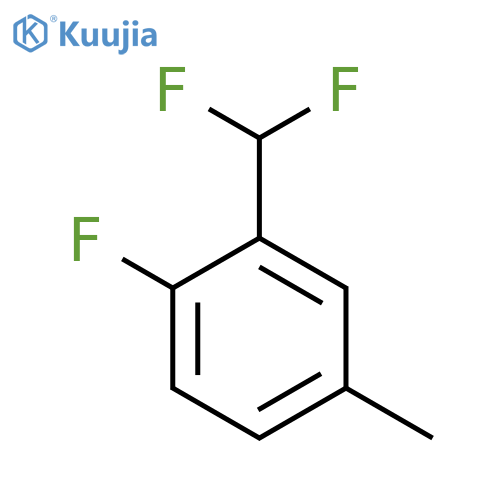 3-(Difluoromethyl)-4-fluorotoluene structure
