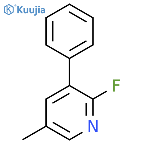 2-Fluoro-5-methyl-3-phenylpyridine structure